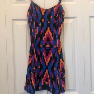 Volcom geometric neon dress